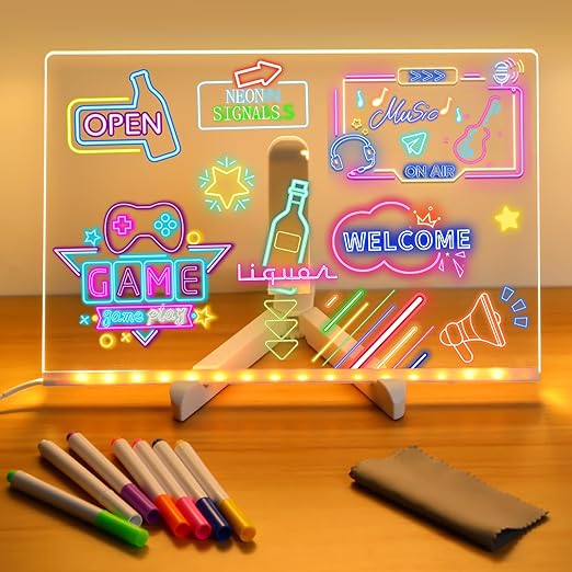 LED Colorful Glow Drawing Board