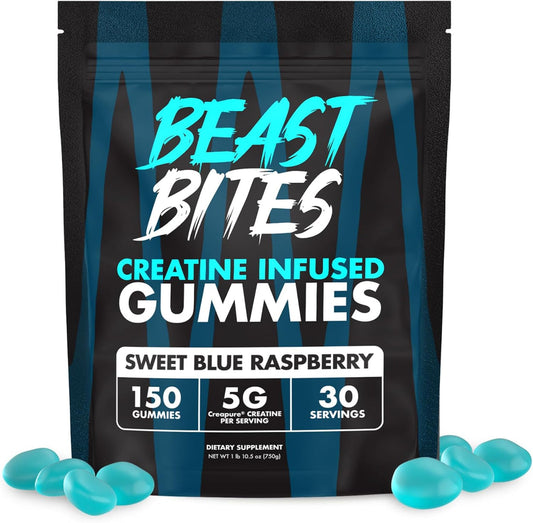 Blue Raspberry Creatine Gummies | 5g per Serving